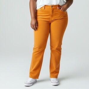 GISPA Italy Mustard Cotton-Blend Pants – Size 14 (EUC)